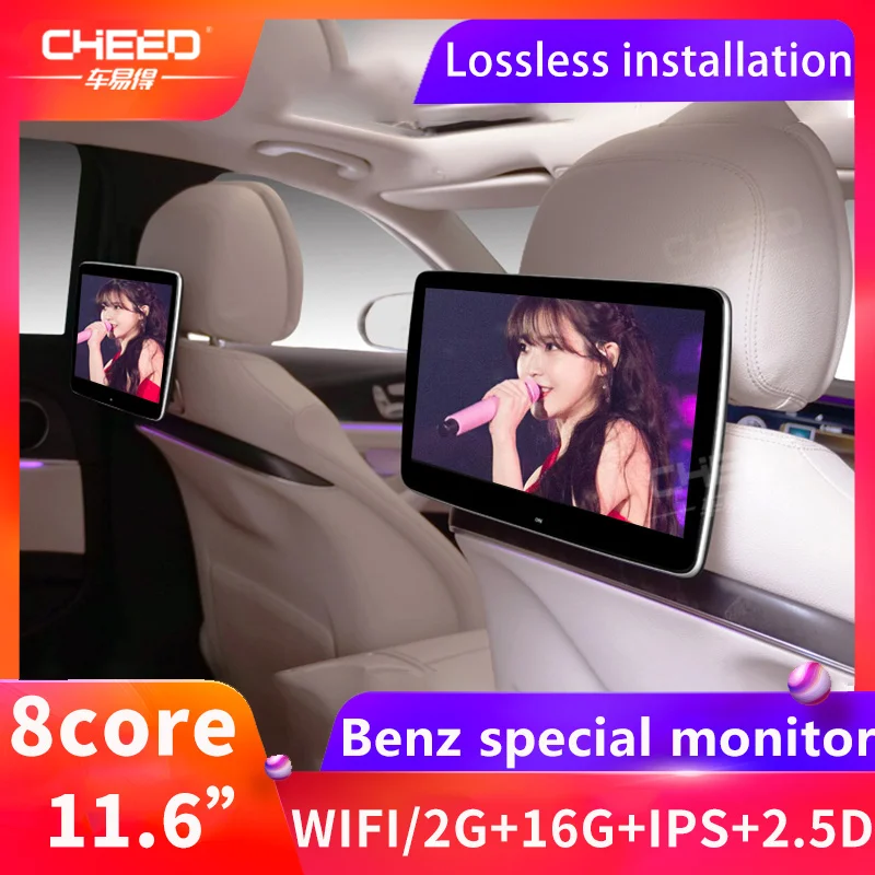 8 ядерный HD Android 9 0 Автомобильный подголовник монитор WIFI автомобильный DVD