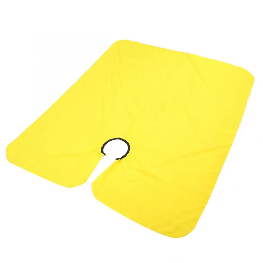 Hair Cutting Dyeing Barber Shop Adjustable Gown Cape Hairdressing Apron Yellow 130 x 120cm | Красота и здоровье