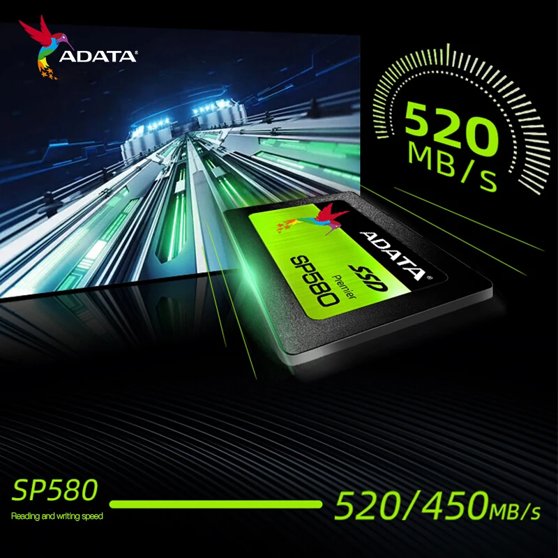 ADATA SP580 SSD для настольного ПК 120 ГБ 240 2 5 дюйма SATA III HDD жесткий диск ноутбука 480 960