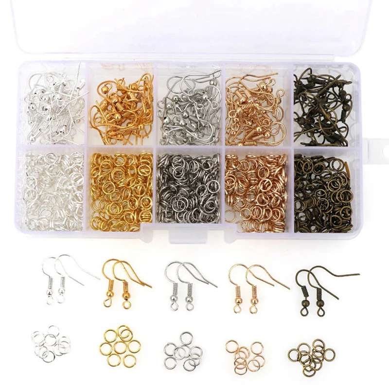 

Ear Hooks Single Circle Earrings Earrings Diy Material Handmade Accessories Material Bag Set