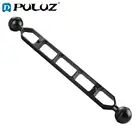 PULUZ 11 дюймов 27,9 см алюминиевый сплав для дайвинга с двумя шариками для подводфонарь светильник, диаметр шара: 1 дюйм2,54 см