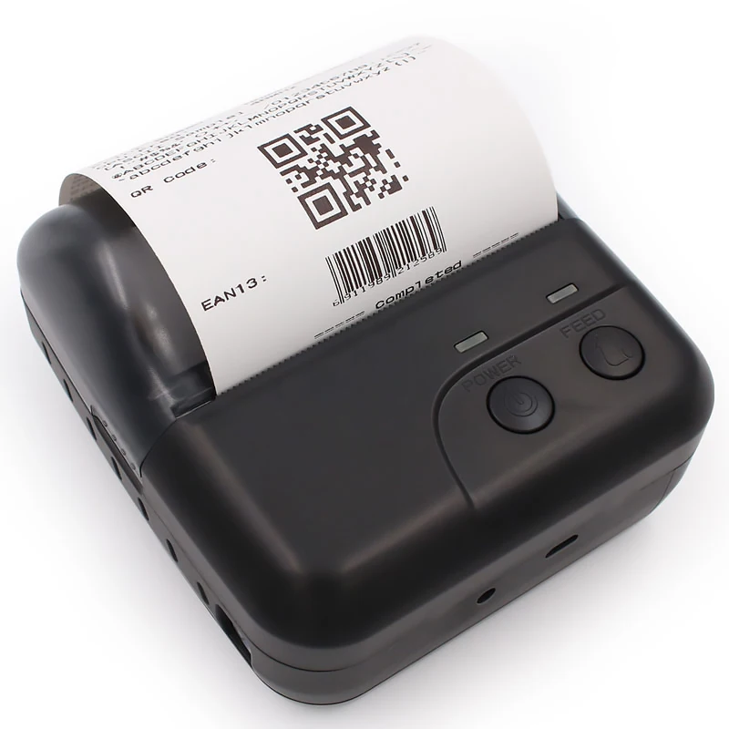 80 мм Bluetooth Термопринтер для чеков принтер небольшого размера POS-система DW-80HB6 |