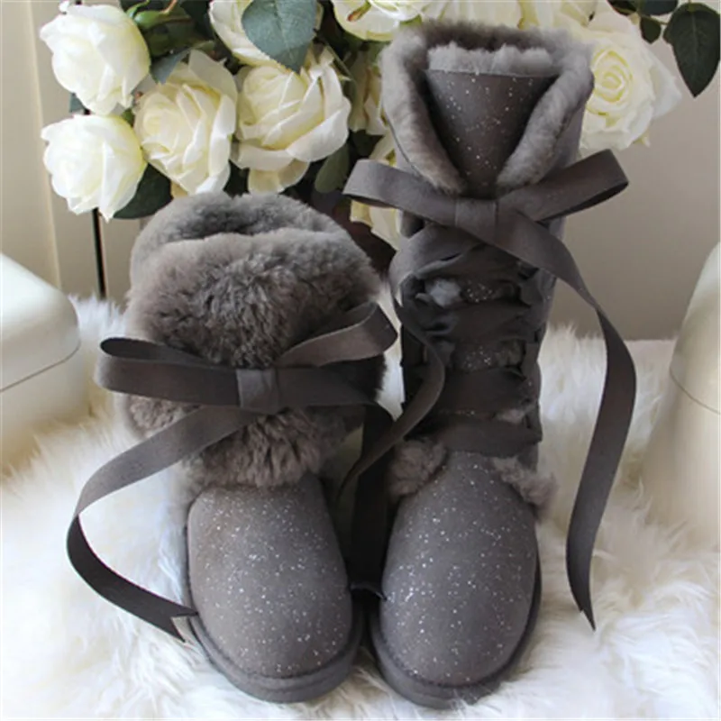 Высокие ботинки Новинка 2020 года Обувь на шнуровке наивысшего качества Женская