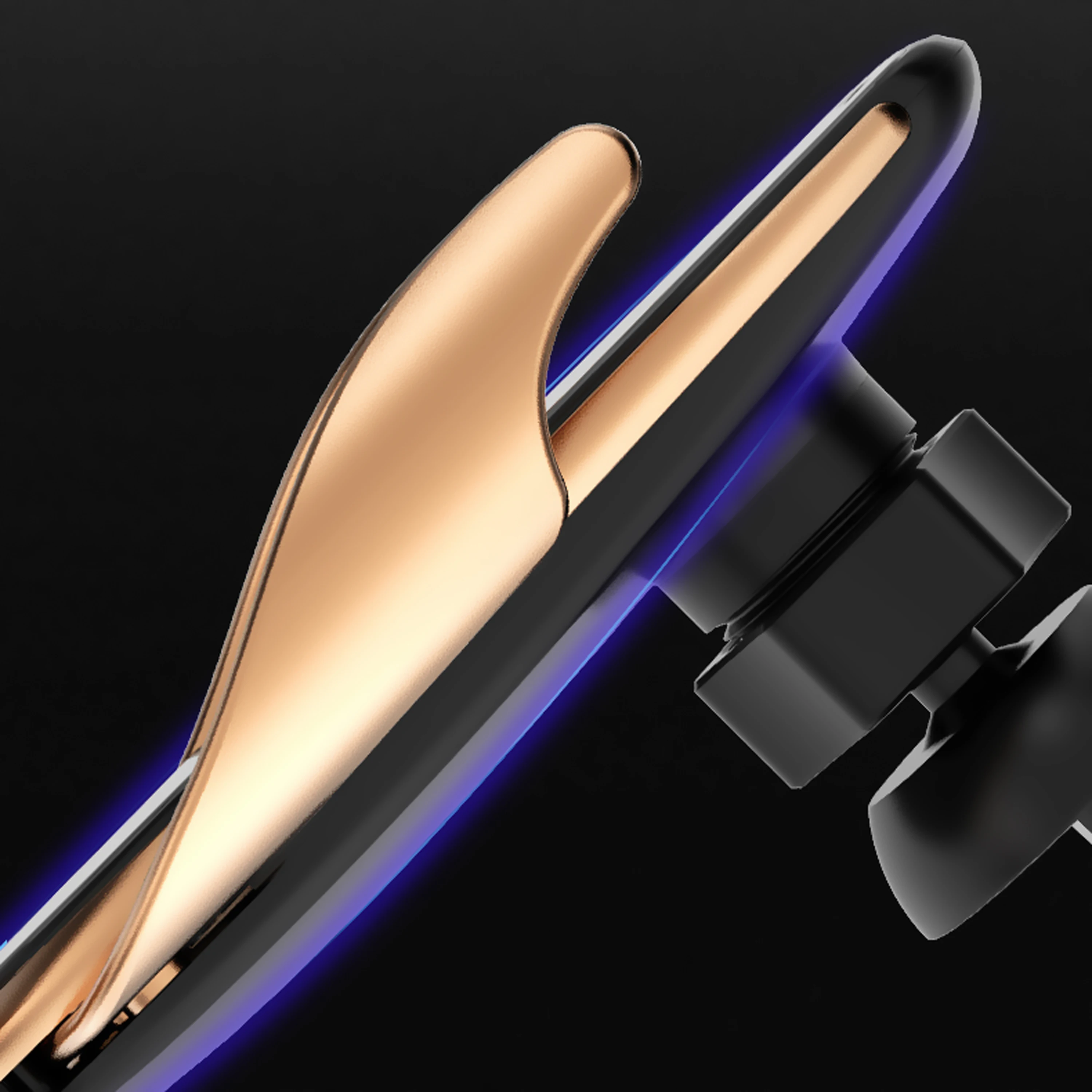 QI 15 Вт быстрая беспроводная автомобильная зарядка розовое белое крепление для