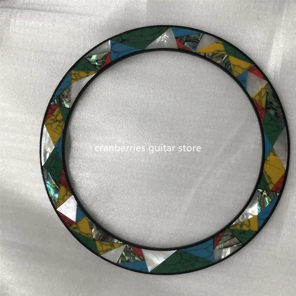 

DIY acoustic guitar,soundhole inlay for acoustic,geometry,colorful inlay for diy guitar,free shipping