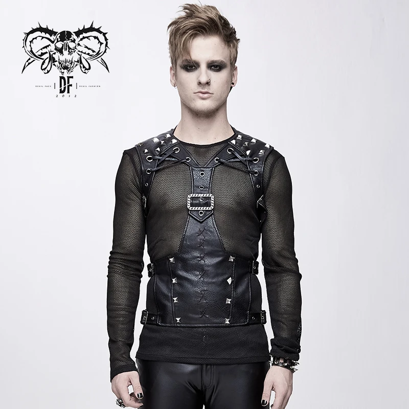 Мужские кожаные аксессуары для костюма Devil модные тонкие аксессуары|Мужские