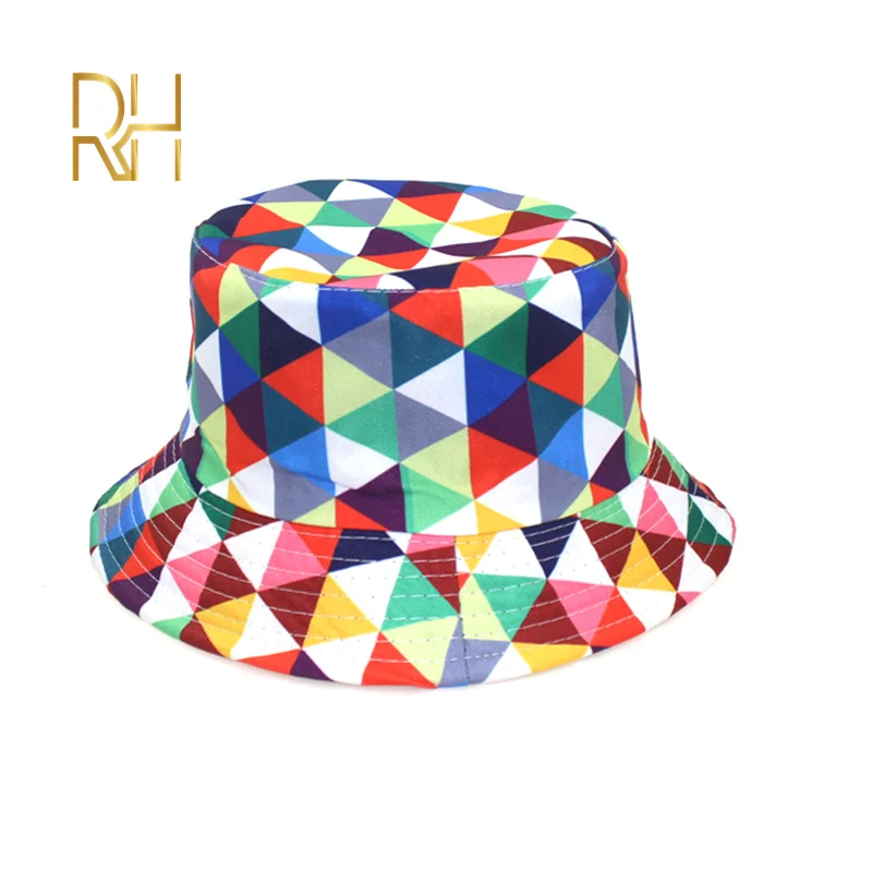 Хлопковая Лоскутная Панама блестящая Радужная цветная шляпа в стиле хип хоп