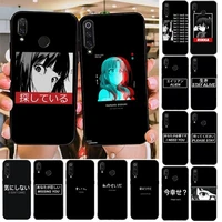 toplbpcs japanese harajuku manga comics phone case for redmi note 8pro 8t 9 redmi note 6pro 7 7a 6 6a 8 5plus note 9 pro case