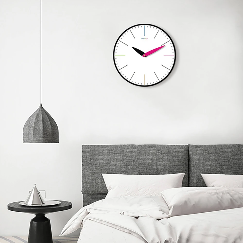 Круглые Настенные часы современный дизайн для дома гостиной офиса кухни