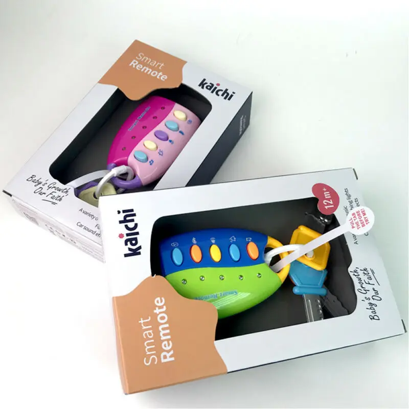 2019 Brand Baby Toy Musical Car Key Toy Smart Remote Car Voices Pretend Play Education Good Gift For Kid Baby Boy Girls
