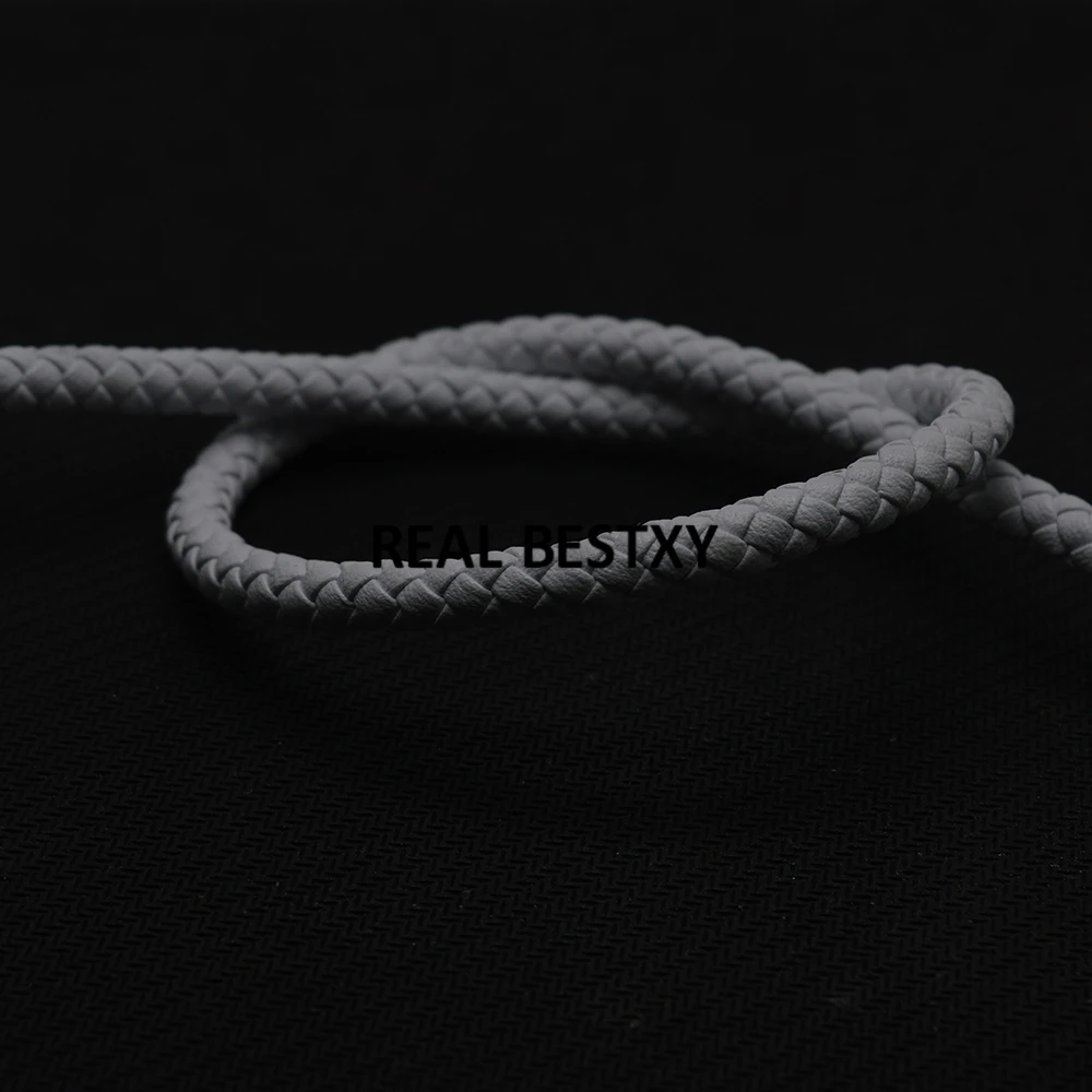 Шнур кожаный BESTXY белый 2 м/лот прибл. 6 мм|Ювелирная фурнитура и компоненты| |