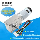 CHW-GW4058-555ABHL высокий крутящий момент, постоянный ток 12 В, 24 В, 70 кг, см, винтовой редуктор турбинного червя, мотор, мощный редуктор, ed-двигатель с кодировщиком