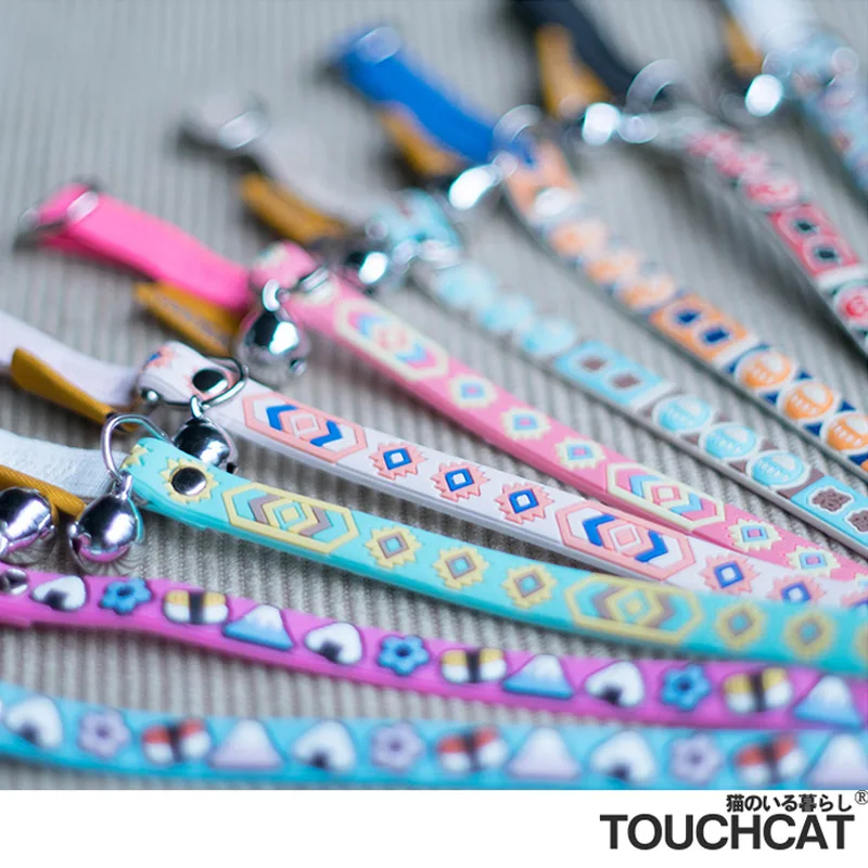 Ошейник с колокольчиком для кошек аксессуар домашних животных на удачу|Ошейники