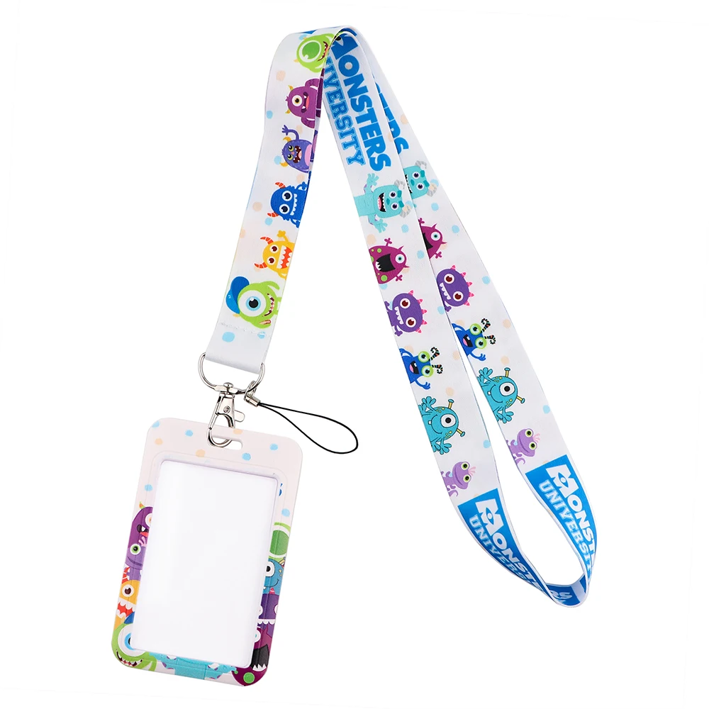LT1128 шнурок для ключей с изображением монстров Обложка удостоверения личности