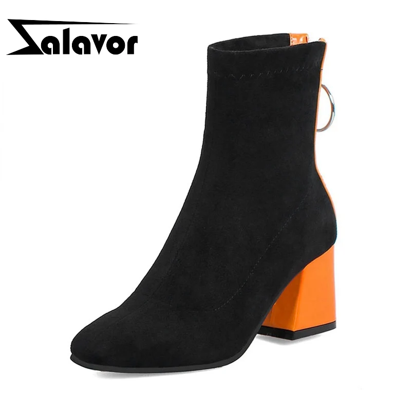 Женские полусапожки на высоком каблуке разные цвета|Женские полусапожки| |