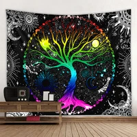 tapestry art deco blanket curtain hanging home bedroom living room decoration tree of life