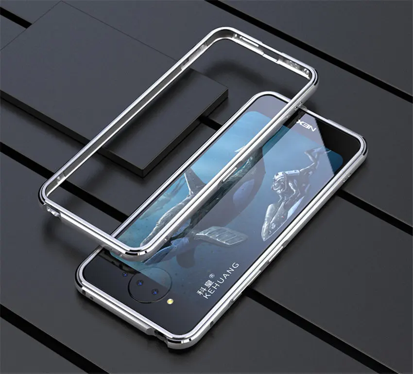 ДЛЯ Vivo NEX двойной дисплей металлический каркас двойной цвет алюминиевый бампер Защитная крышка для Vivo NEX 2 Nex2 чехол - Цвет: silver