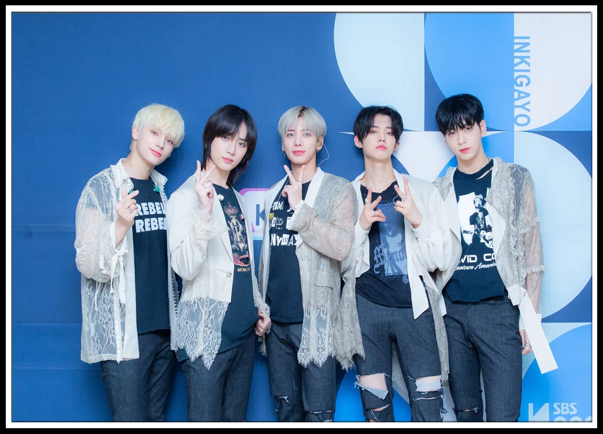 Постер K-pop TXT новый альбом хаосы Заморозка Картина на холсте настенное искусство