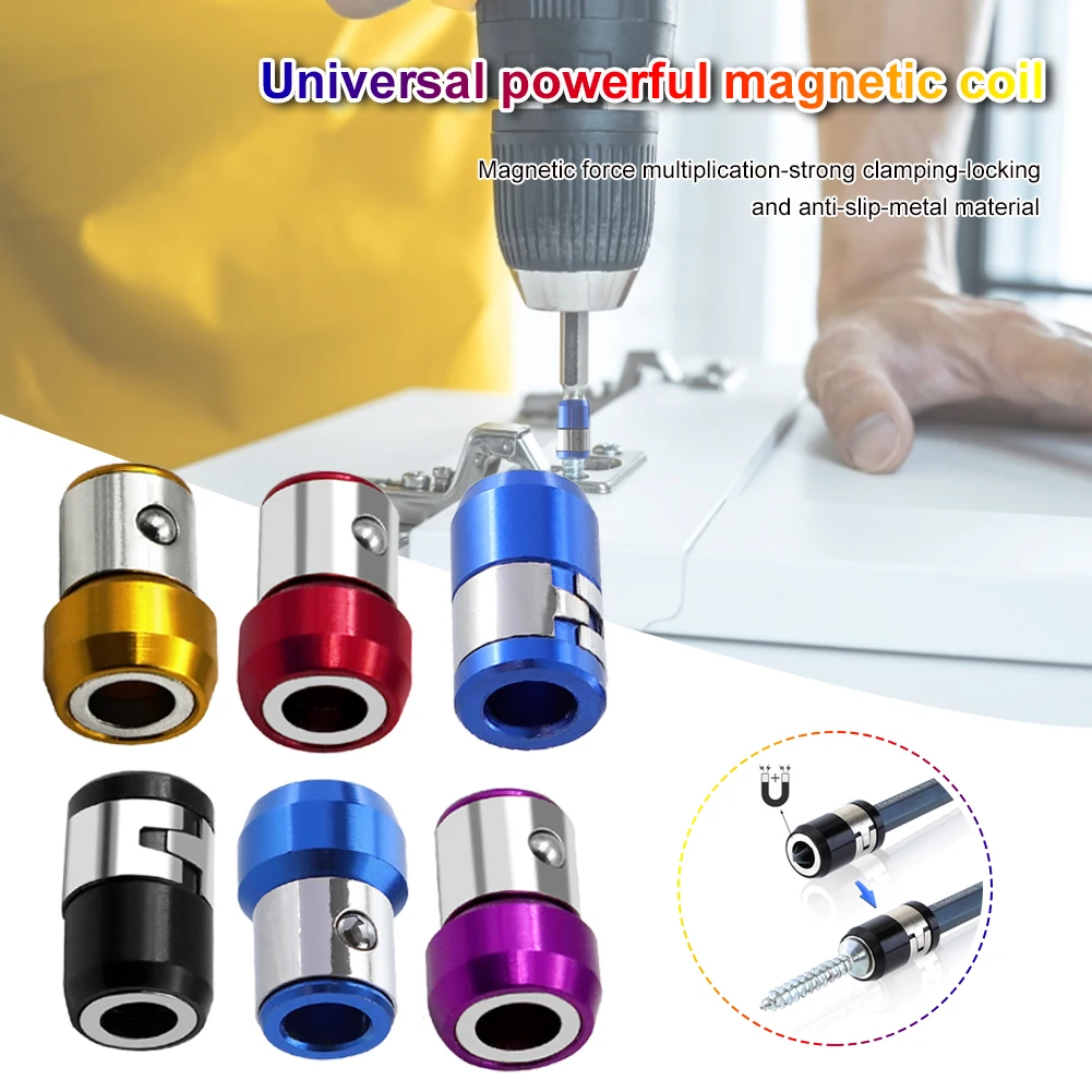 1/4 &quot6 35 мм отвертка магнитное кольцо электрическая бит сильный намагничивающее