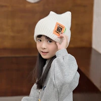 2021 childrens autumn and winter fashion woolen hats for men and women korean knitted warm hats casual cold protection