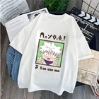 2020 новые женские футболки Harajuku HUNTER-x-HUNTER HxH Gon Killua аниме топы футболки летняя женская футболка, футболка, женская одежда