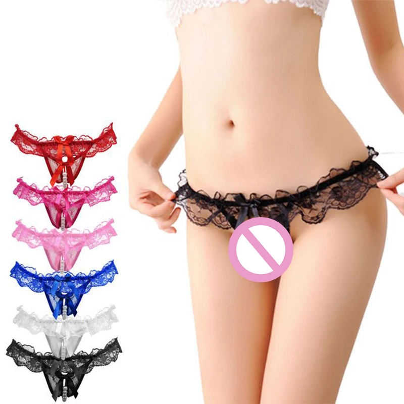 Для женщин сексуальный StringThongs Femme Erotique кружевные трусы бесшовное белье нижнее