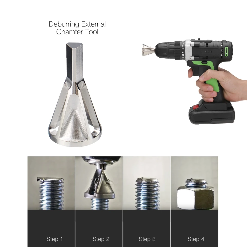 Сверла из нержавеющей стали инструмент для снятия заусенцев с внешней фаски