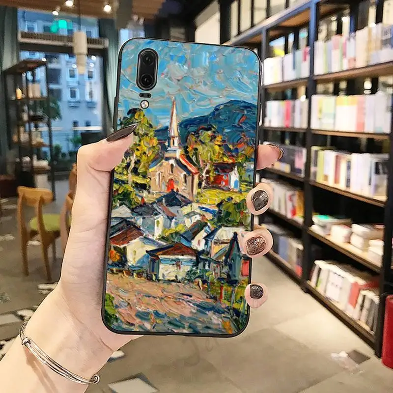 

oil painting fashion art aesthetic design high quality Phone Case For Huawei honor Mate P 10 20 30 40 Pro 10i 9 10 20 8 x Lite
