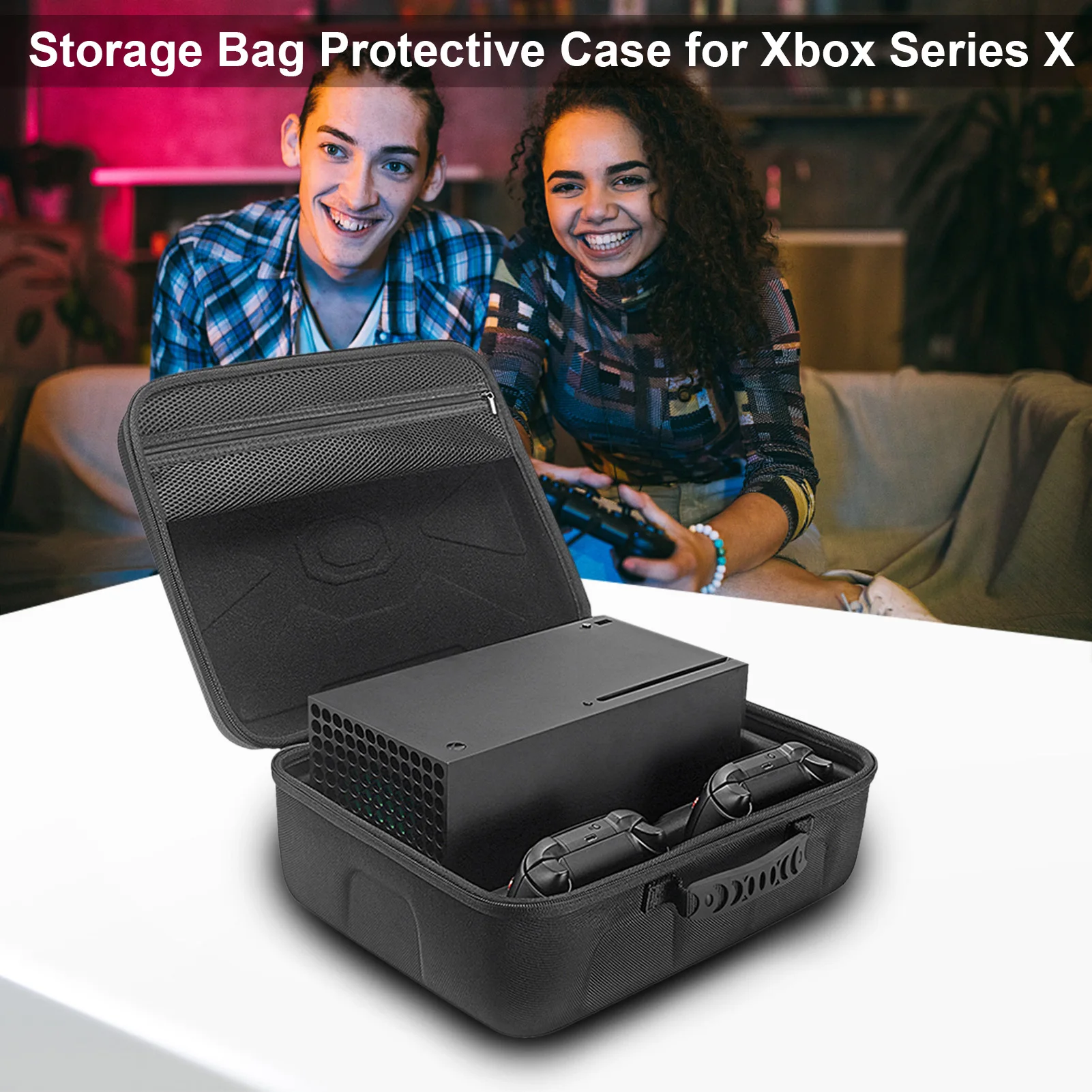 

EVA Carrying Case For Xbox Series X Console Storage Bag Portable Travel Protective Cases For Xbox SeriesX Controller Accessories