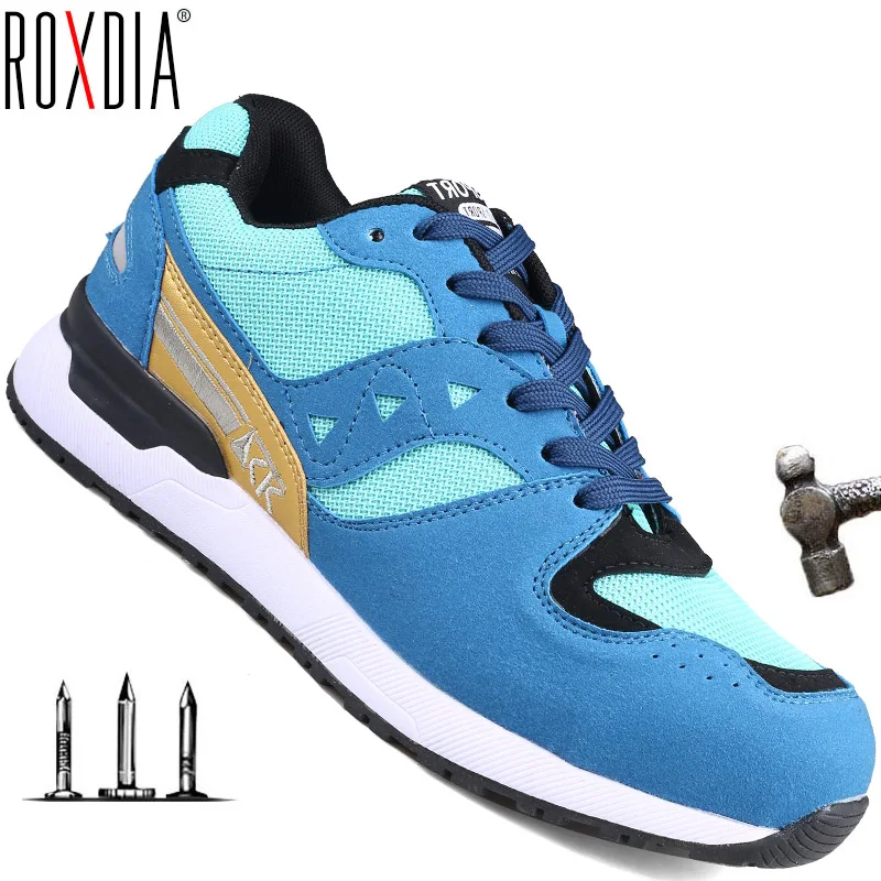 

Прямая поставка, Мужская защитная обувь, стальной носок, анти 6 кВ, модные женские Рабочие кроссовки, повседневная мужская обувь, Брендовая ж...