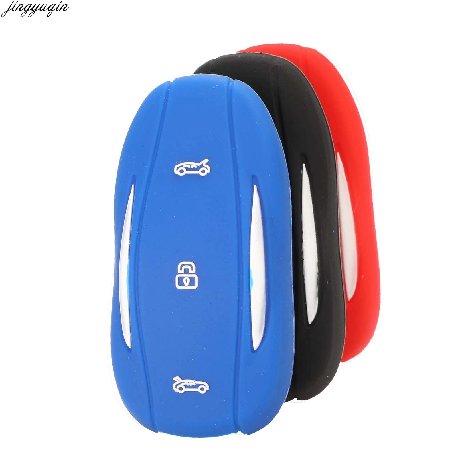 3 кнопки силиконовый чехол для ключей от машины дистанционный ключ брелок карман