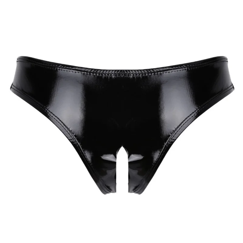 

Сексуальное женское нижнее белье, женское нижнее белье, женские трусики танга, однотонные яркие открытые ягодицы из лакированной кожи