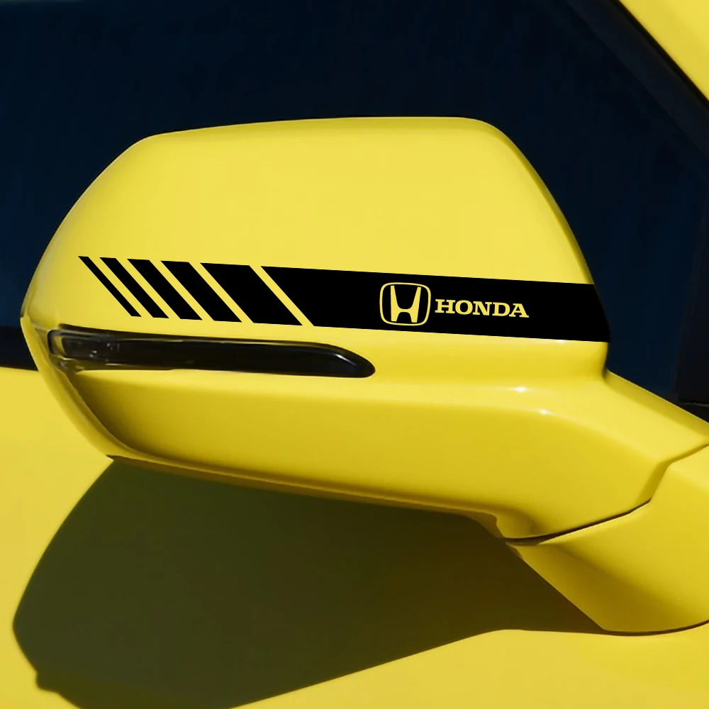 2 шт наклейки на зеркало заднего вида автомобиля для Honda Mugen Civic XR V UR Dohc Vezel модуль