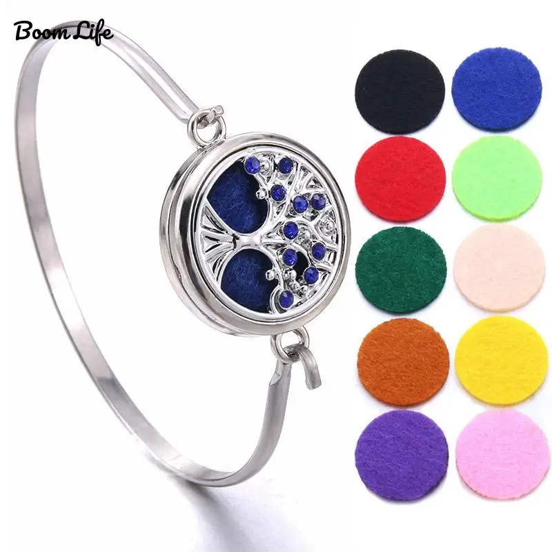 Ювелирные изделия для ароматерапии манжета на запястье Кристальный