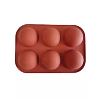 half sphere silicone soap molds bakeware cake decorating tools pudding jelly chocolate fondant mould ball biscuit baking mould