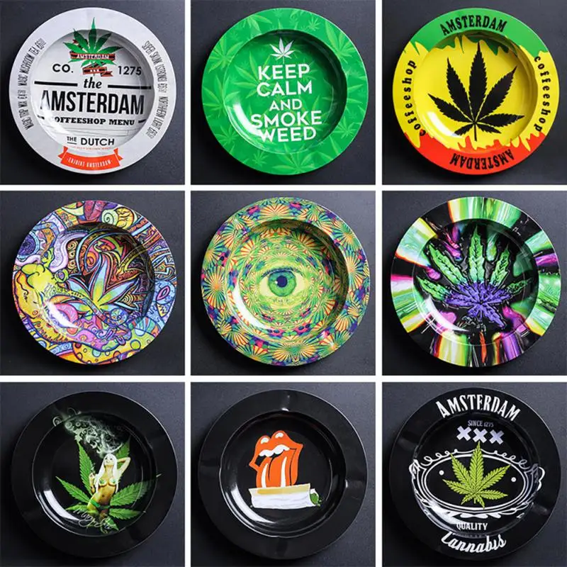 

Household Daily Necessities Ashtray Bar Decoration Cigar Ashtray Portable Cigarette Case Storage Tray Organizer Storage Rack