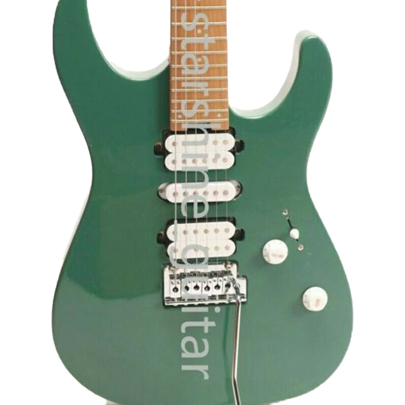 

New High Quality 6 Strings TL Electric Guitar Custom Green Tremolo Bridge Mahogany Body Maple Fingerboard And Neck 22 Frets