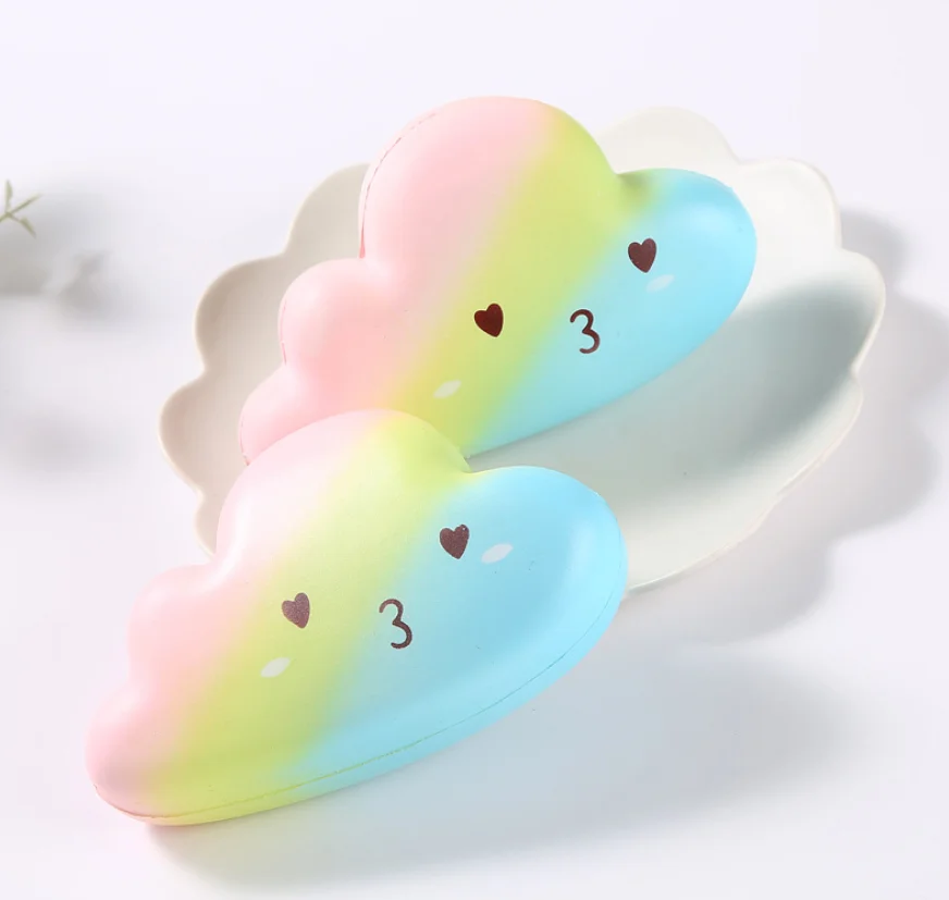 Мини Сжимаемый облако милый мини маленькое мягкий Сжимать Пресс медленно