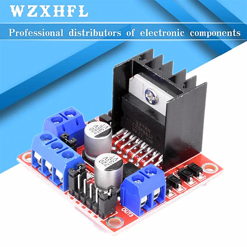 Модуль платы драйвера двигателя L298N для шагового arduino smart car robot - купить по