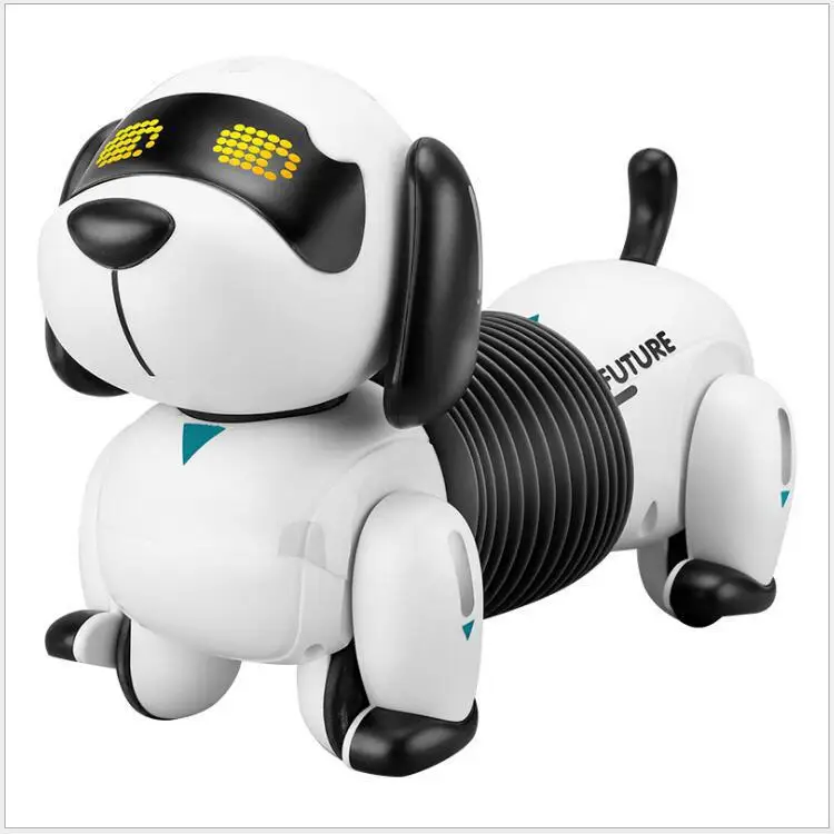 Intelligent Robot Dog Remote Control Programming Sausage Dog  Children's Toys Follow Touch Early Education Interactive Boy