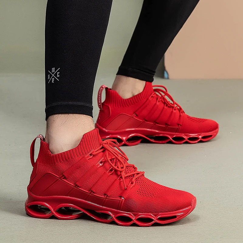 Новая Осенняя мужская повседневная обувь большие размеры 48 модные кроссовки на