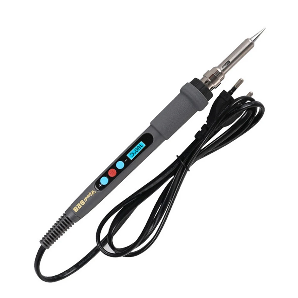 

60W Station Mini Constant Temperature Welding Repair Internal Heat LCD Digital Electric Soldering Iron Home Adjustable
