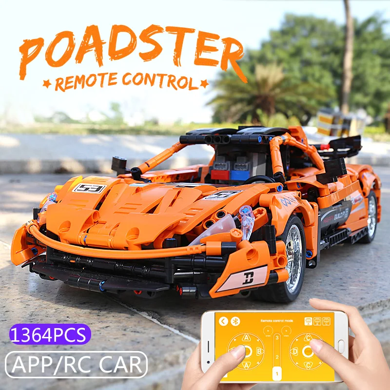 Yeshin 20087 1:12 APP высокотехнологичный автомобиль совместимый с MOC 16915 P1 модель