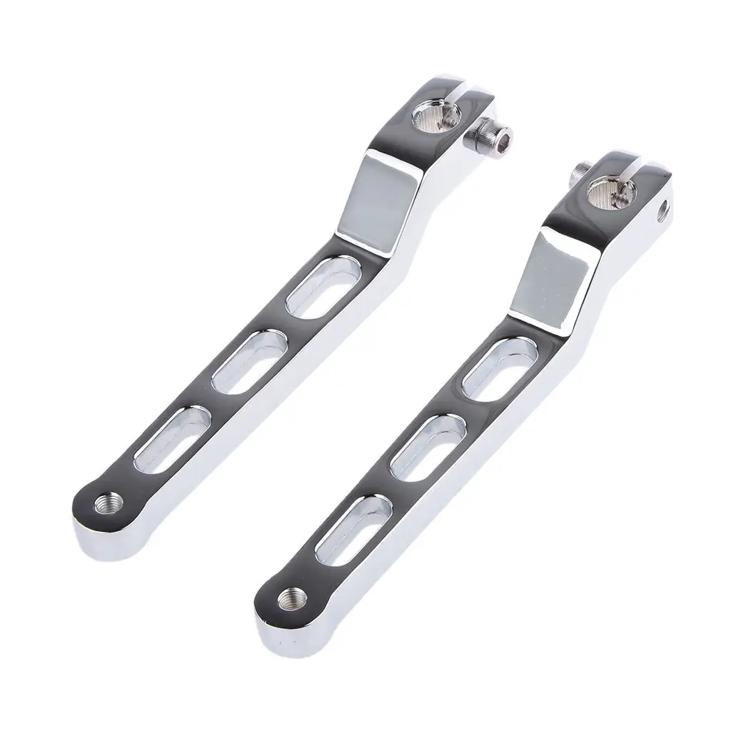

Heel/Toe er Set Chrome Gear Pedal Levers for Harley Davidson