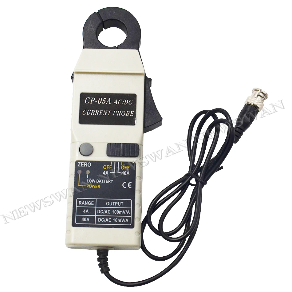 

CP-05A AC/DC Current Probe Can Be Connected To An Oscilloscope No Battery Required