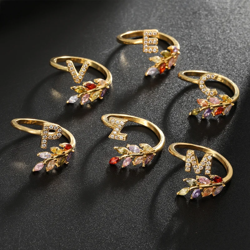 2020 модное индивидуальное регулируемое кольцо в стиле бохо медное циркониевое с