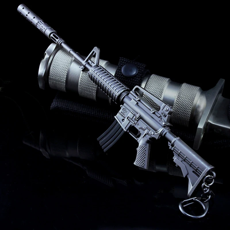 AWM 98K RPG7 M4A1 DBS MGL брелок в форме шлема модель пушки мини AK 47 металлический пистолет