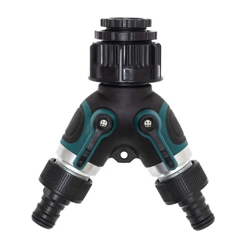 1inch 4/6 Y-type Double-pass Water Separator Home Garden Water Pipe Connector Hose Splitter Lawn Garden Irrigation Supplies