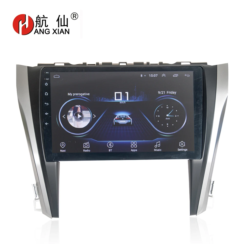 Автомобильный радиоприемник HANG XIAN 10 1 дюйма четырехъядерный Android 8 стерео для Toyota