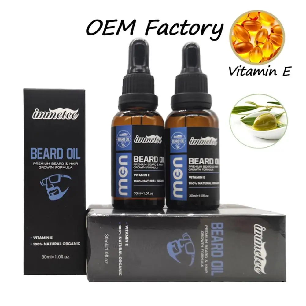 Органическое увлажнение масло для лица бороды 30 мл смягчающее рост волос